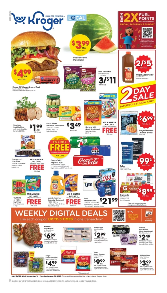 Kroger Weekly Ad (09/10/-09/16) -1